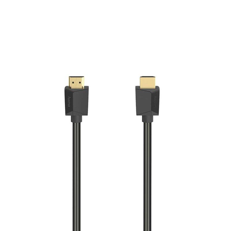 HAMA Kabel HDMI High Speed 8K 48Gbit/s Svart 0.5m