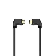 Hama - HAMA Kabel HDMI Ethernet Vinklad Guld Svart 1.5m