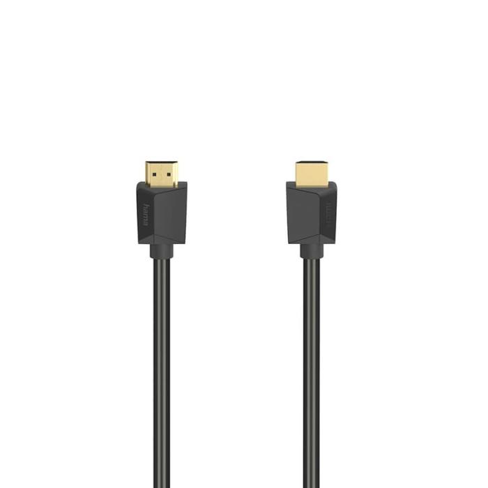 Hama - HAMA Kabel HDMI High Speed 8K 48Gbit/s Svart 0.5m