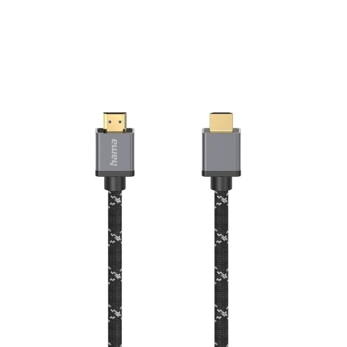 Hama - HAMA Kabel HDMI Ultra High Speed 8K 48Gbit/s Metall Guld 5.0m