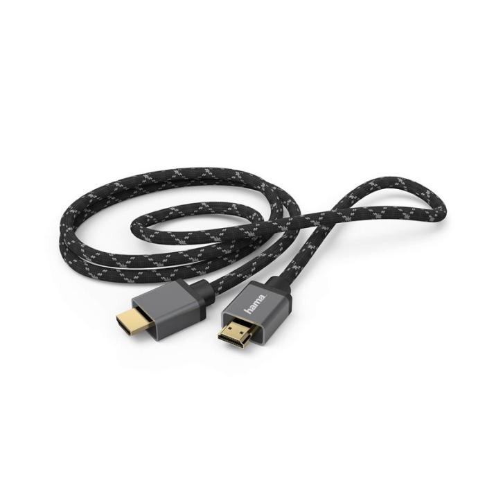 Hama - HAMA Kabel HDMI Ultra High Speed 8K 48Gbit/s Metall Guld 5.0m