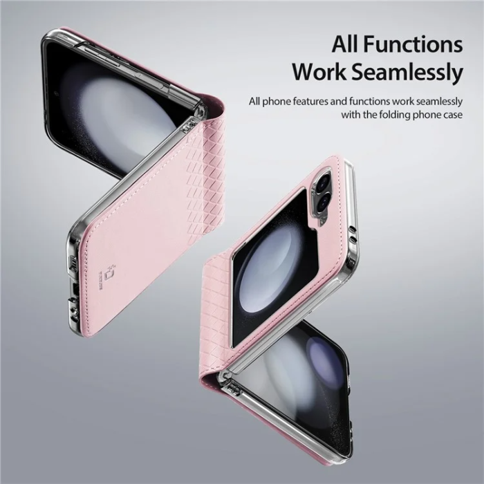 Dux Ducis - Dux Ducis Galaxy Z Flip 7 FE/Z Flip 6 Mobilskal Bril - Rosa