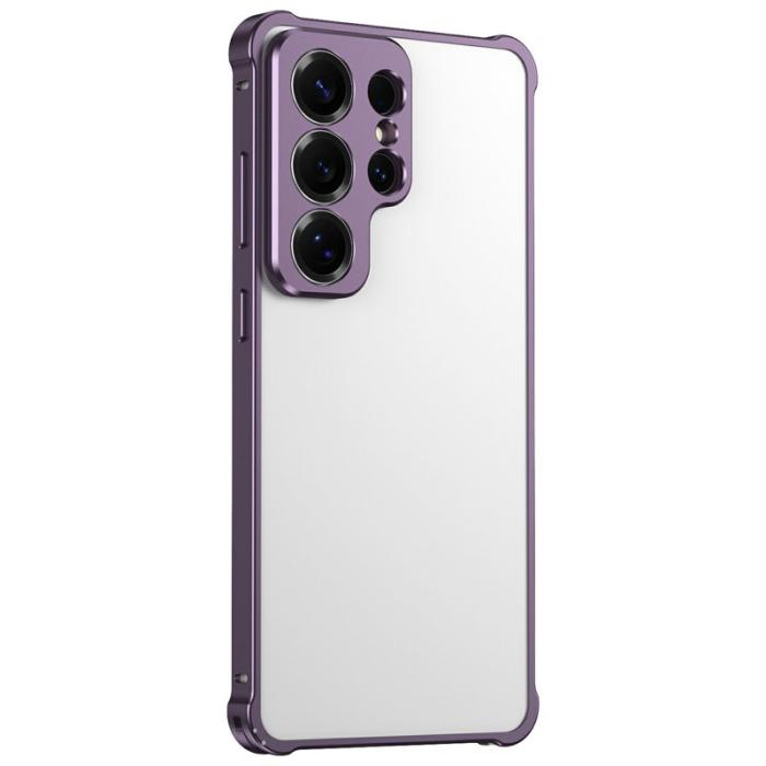 OEM - Mobilskal för Samsung Galaxy S26 Plus Bumper med linsram - Mörklila