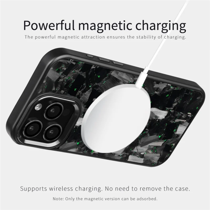 A-One Brand - iPhone 16 Pro Mobilskal Aramid Fiber med metallbåge - Lila