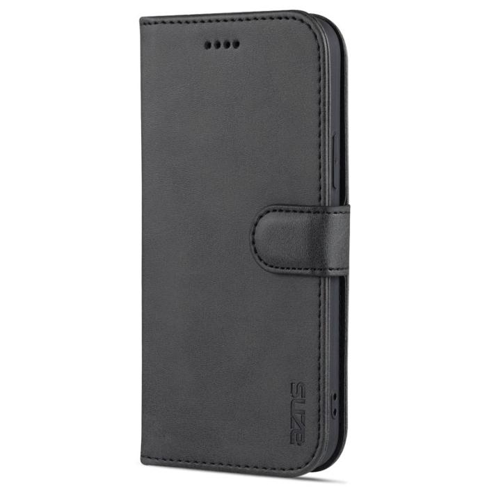 AZNS - AZNS Mobilskal till iPhone 13 KonstLäder Folio Flip Wallet - Svart