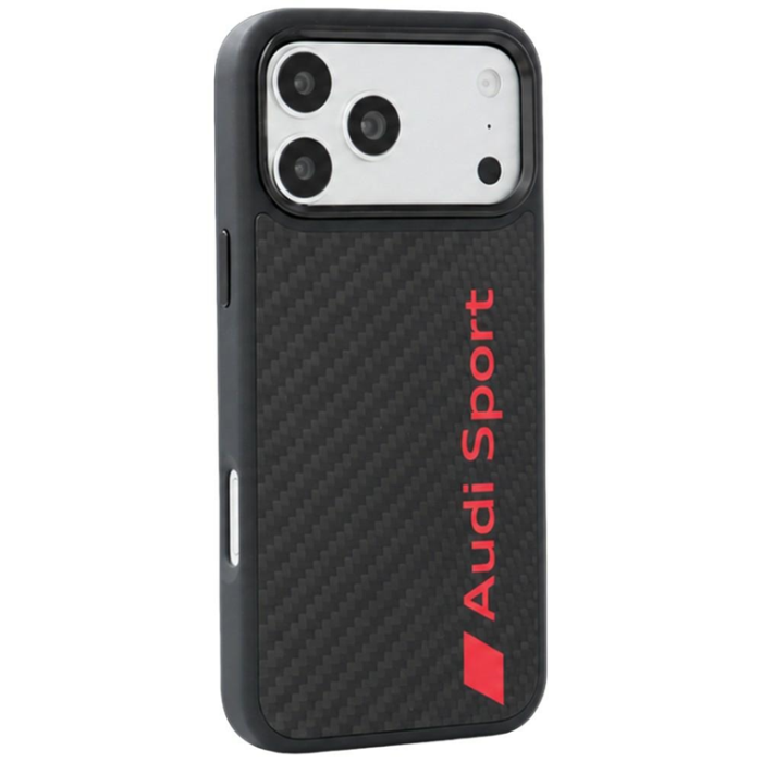Audi - Audi Mobilskal För iPhone 18 Pro Max/17 Pro Max Magsafe R8 Carbon Fiber