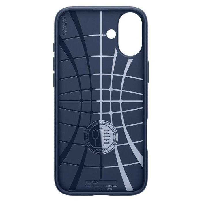 Spigen - Spigen iPhone 16 Mobilskal Liquid Air - Marinblå