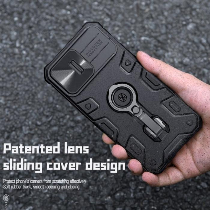 Nillkin - NILLKIN CamShield Armor Pro Mobilskal till iPhone 14 Pro Blå
