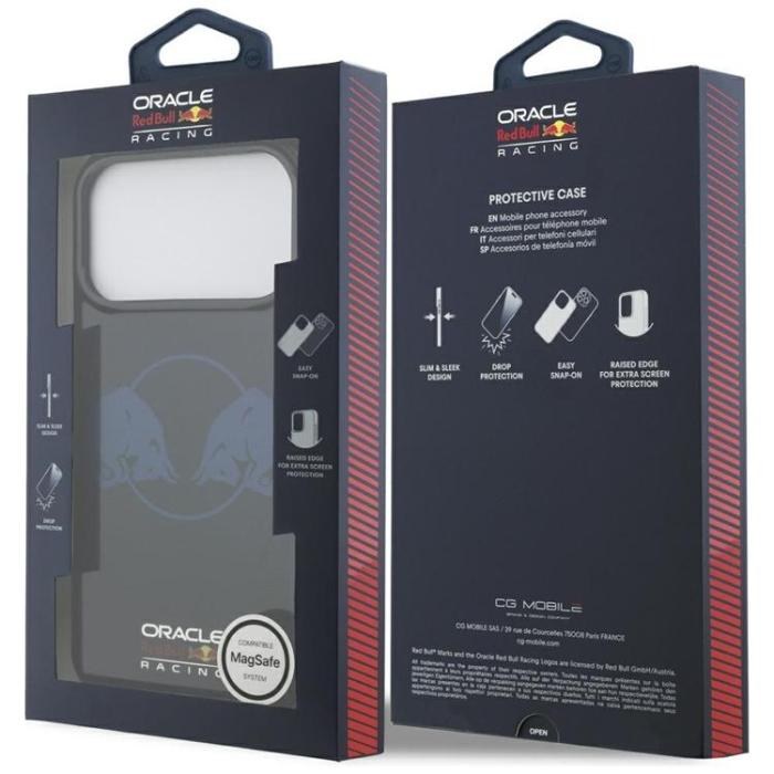 Red Bull - Red Bull iPhone 17 Pro Max Mobilskal MagSafe IML Two Bulls - Marinblå