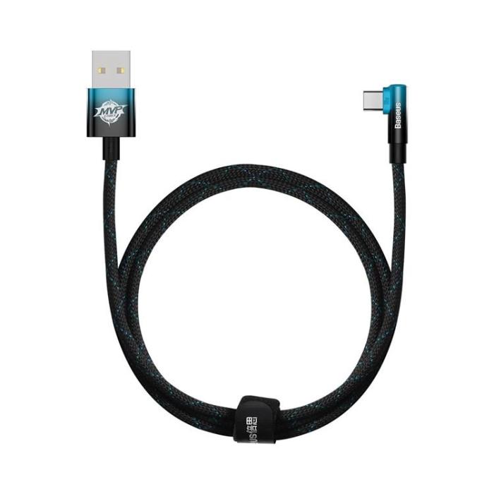BASEUS - Baseus MVP USB-C till Lightning kabel 100W 1m - Svart/Blå