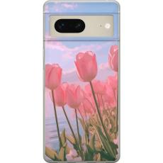 iSecrets - Mobilskal till Google Pixel 7 med Rosa Tulpaner