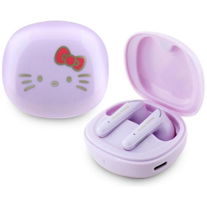 Hello Kitty - Hello Kitty TWS In-Ear Hörlurar Glossy Finish - Lila