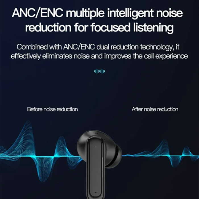 A-One Brand - TWS Trådlösa Bluetooth-Hörlurar In-Ear BY16 5.4 Noise-Cancelling