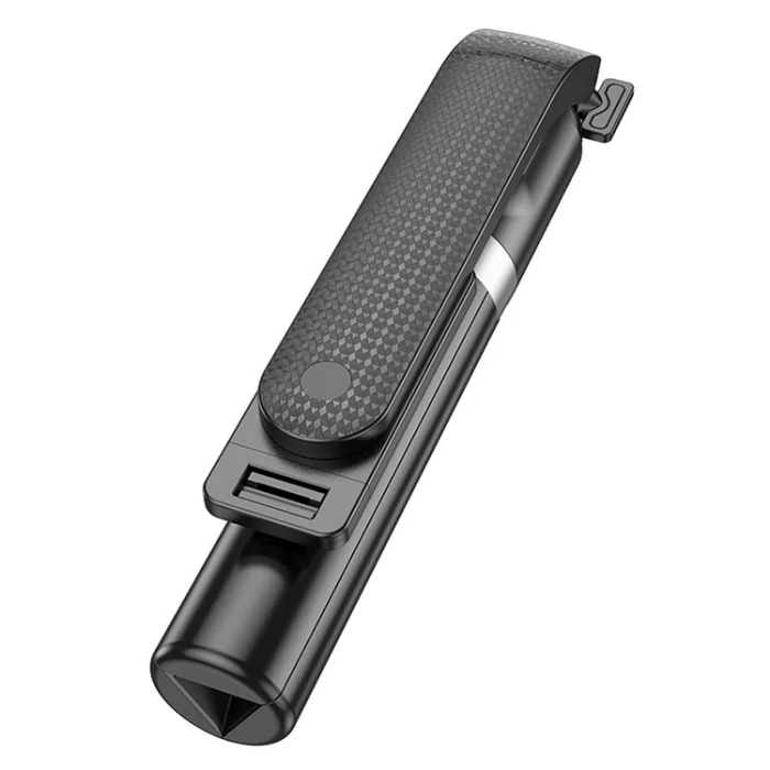 Hoco - HOCO selfie stick with bluetooth remote control tripod K20 black
