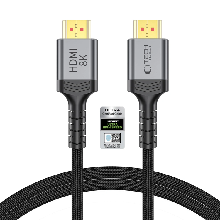 Tech-Protect Kabel HDMI 2.1 Ultraboost 1m - Svart