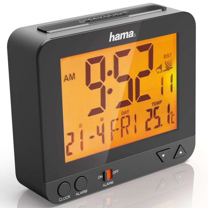 UTGATT - HAMA Väckarklocka RC550 Radio - Svart