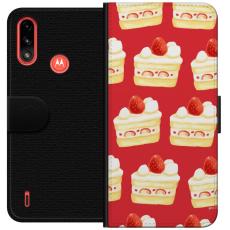 iSecrets - Plånboksfodral till Motorola Moto E7 Power med Tårta
