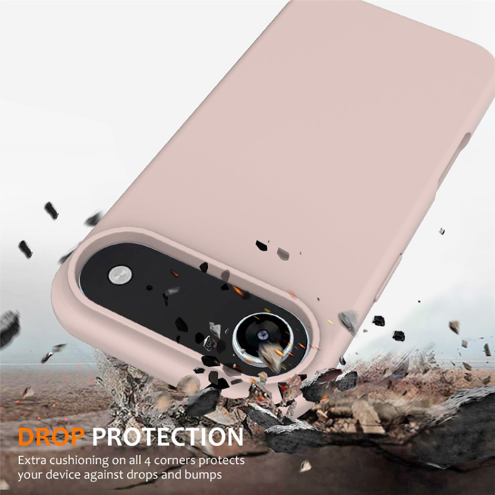 A-One Brand - iPhone 17 Air Mobilskal MagSafe Silikon Anti-Drop - Rosa