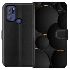 Gustaf - Pl&aring;nboksfodral till Motorola Moto G60S med Lyxig Cirklar