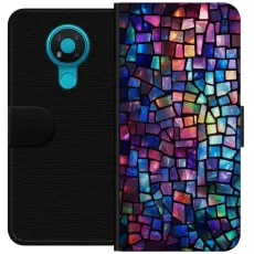 Gustaf - Pl&aring;nboksfodral till Nokia 3.4 med Disco