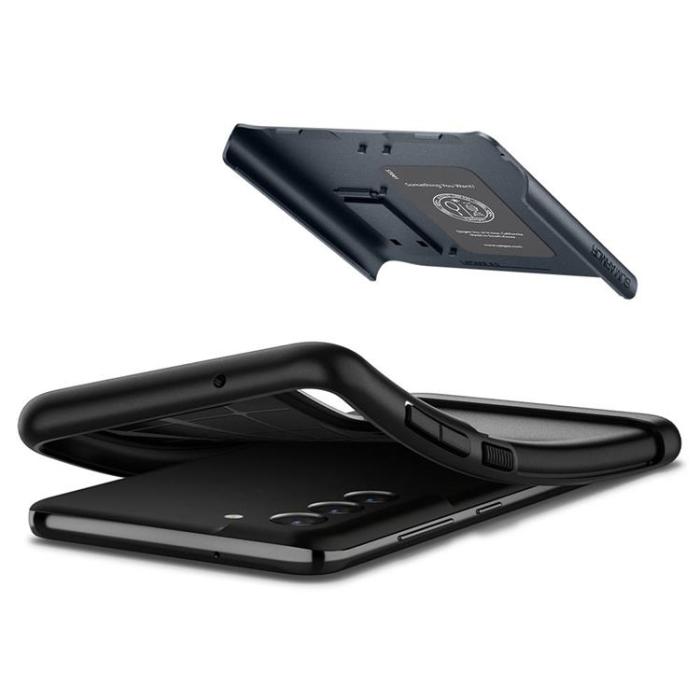 UTGATT5 - Spigen Slimer Armor Skal Galaxy S21 FE - Metal Slate