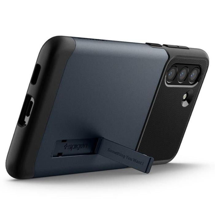 UTGATT5 - Spigen Slimer Armor Skal Galaxy S21 FE - Metal Slate