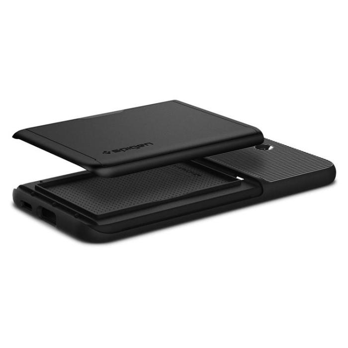 UTGATT1 - Spigen Slim Armor CS Skal Galaxy S22 Plus - Svart