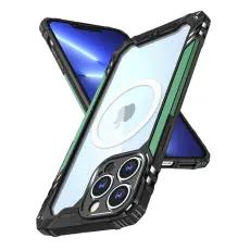 OEM - iPhone 14 Skal Magsafe Tough Armor - Gr&ouml;n