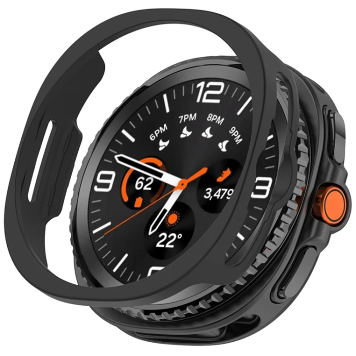 A-One Brand - Galaxy Watch 8 Classic (46mm) Skal Hollow Design - Svart