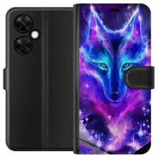 Gustaf - Pl&aring;nboksfodral till OnePlus Nord CE 3 Lite med Neon Varg