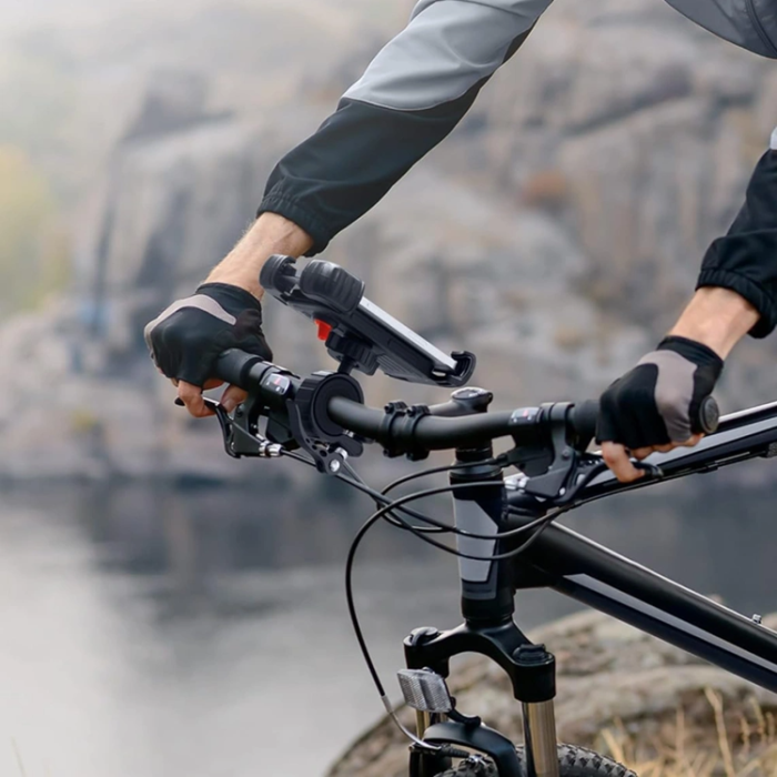 WildMan - Tech-Protect Mobilhållare för Cykel Universal V7 - Svart