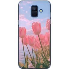 iSecrets - Mobilskal till Samsung Galaxy A6 (2018) med Rosa Tulpaner