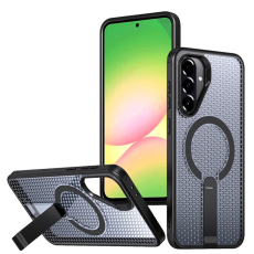 A-One Brand - Galaxy A36 5G Mobilskal Magsafe Grid Texture - Svart