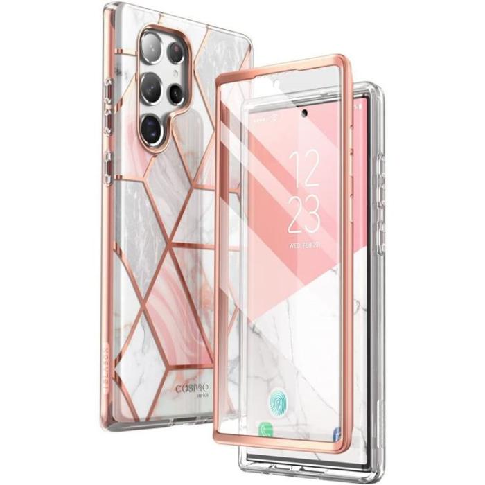 UTGATT - SupCase Cosmo Skal Galaxy S22 Ultra - Marble