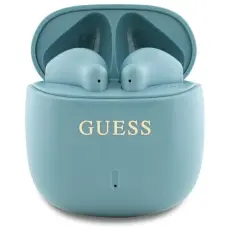 Guess - Guess TWS In-Ear Hörlurar Bluetooth Printed Classic Logo - Turkos