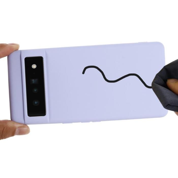 A-One Brand - Google Pixel 7 Pro Skal Liquid Silicone - Lila