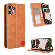 A-One Brand - Nothing CMF Phone 2 Pro Plånboksfodral Retro Kickstand - Brun