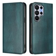 OEM - Samsung Galaxy S26 Ultra Pl&aring;nboksfodral Konstl&auml;der RFID Skydd - Gr&ouml;n