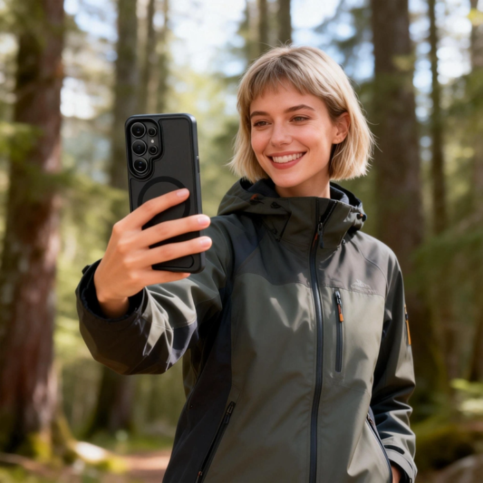 Tech-Protect - Tech-Protect Mobilskal För Galaxy S26 Ultra Magsafe Magrack - Matt Svart