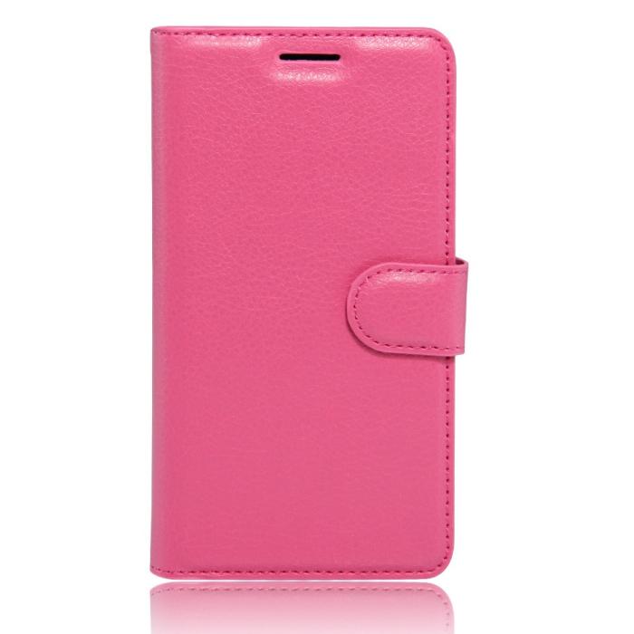 UTGATT5 - Plånboksfodral till Huawei Mate 9 Pro - Magenta