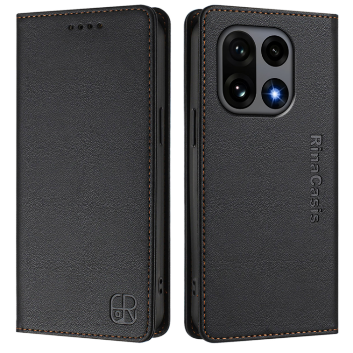 A-One Brand - OnePlus 15 Plånboksfodral Rinacasis RFID Blocking Läder