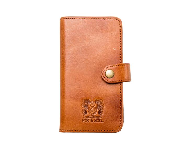 UTGATT5 - Nic&Mel Andrew bookcase till Apple iPhone 6(S) Plus - Cognac