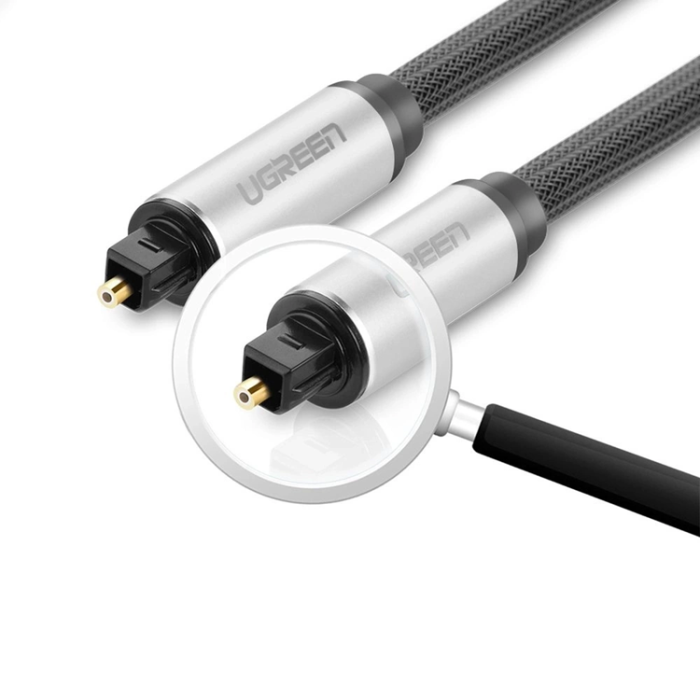 Ugreen - Ugreen Audio Optical Toslink/SPDIF 1m Kabel - Grå