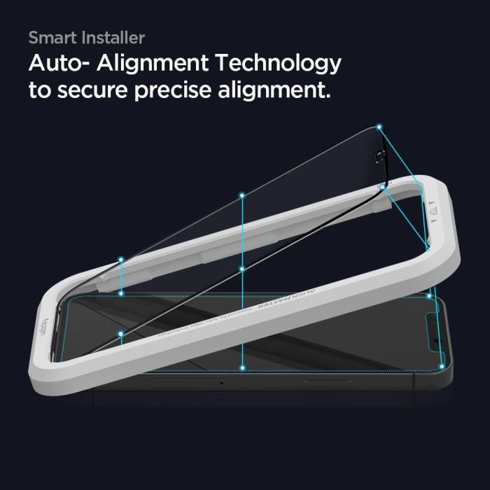 UTGATT - Spigen - ALM FC Härdat Glas Skärmskydd Galaxy A52/A52S 5g - Svart