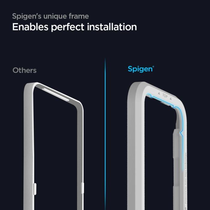 UTGATT - Spigen - ALM FC Härdat Glas Skärmskydd Galaxy A52/A52S 5g - Svart