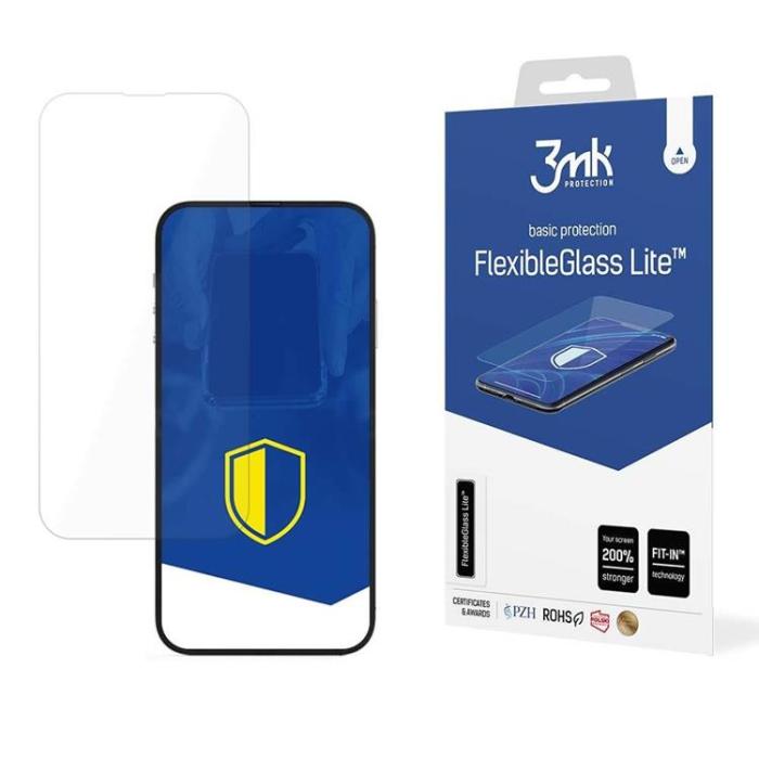3MK - 3MK iPhone 14 Pro Max Hybrid Okrossbart Glas FlexibleGlass Lite