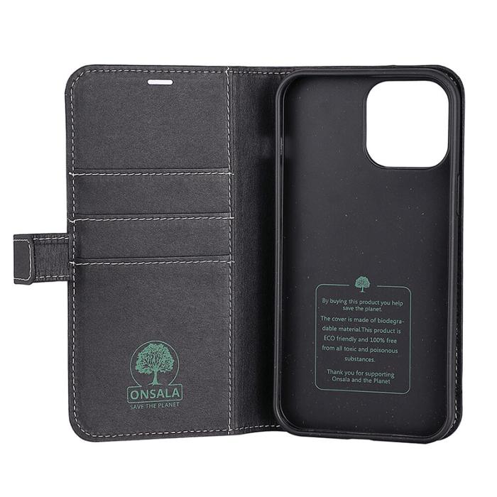 Onsala - Onsala ECO Mobilfodral till iPhone 13 Pro Max - Svart
