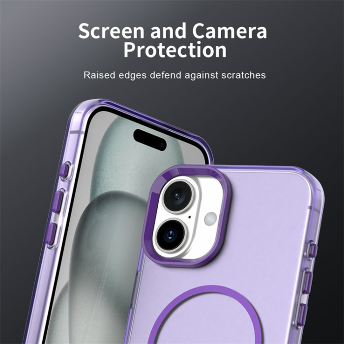 A-One Brand - iPhone 17 Mobilskal MagSafe Candy Color - Lila
