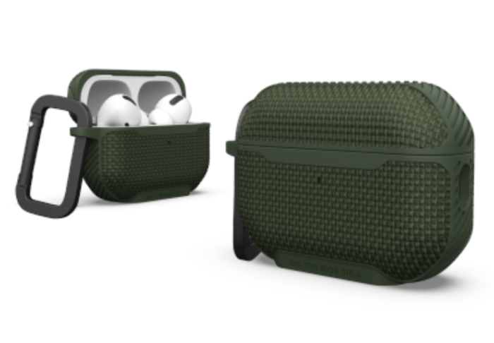 UTGATT1 - UAG Airpods Pro 2 Skal Metropolis Carabiner - Olive