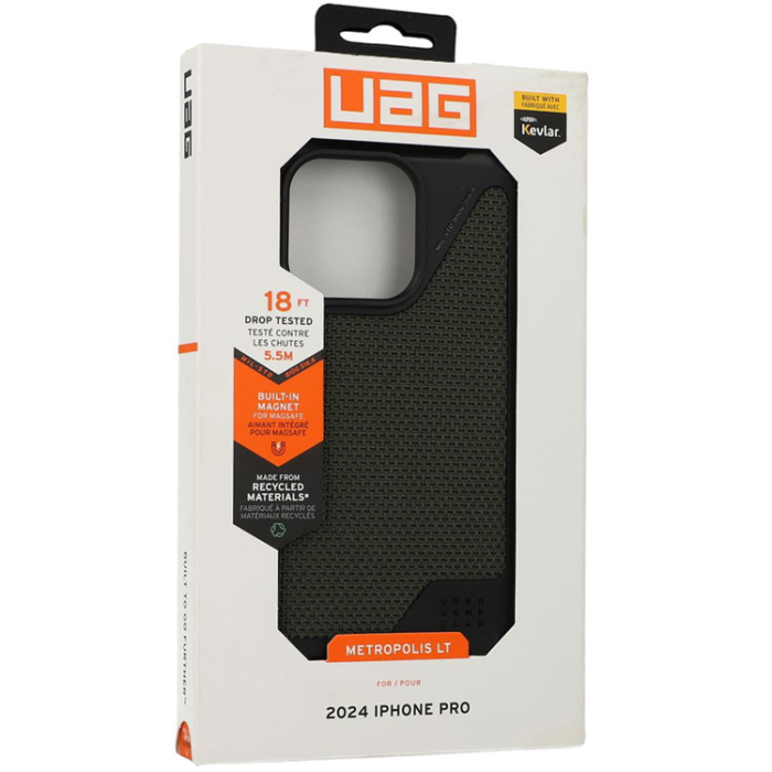 UAG - UAG iPhone 16 Pro Mobilskal MagSafe Metropolis LT - Grön